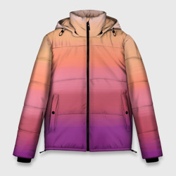 Абстракция градиент на закате дня – Мужская зимняя куртка 3D с принтом купить