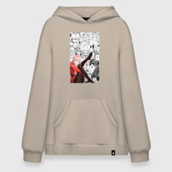 Худи SuperOversize хлопок Зеро Ту коллаж