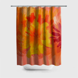 Абстракция цветы мастихин – Штора 3D для ванной с принтом купить
