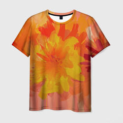 Абстракция цветы мастихин – Мужская футболка 3D с принтом купить со скидкой в -26%