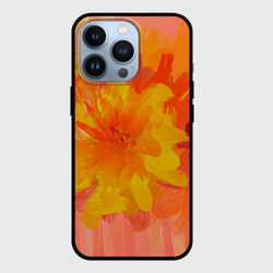 Абстракция цветы мастихин – Чехол для iPhone 13 Pro с принтом купить