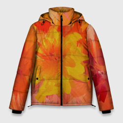 Абстракция цветы мастихин – Мужская зимняя куртка 3D с принтом купить