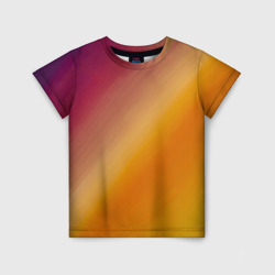 Абстракция солнечный луч – Детская футболка 3D с принтом купить со скидкой в -33%