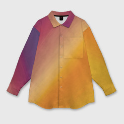 Абстракция солнечный луч – Женская рубашка oversize 3D с принтом купить