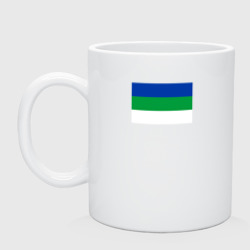 Флаг Коми – Кружка керамическая с принтом купить