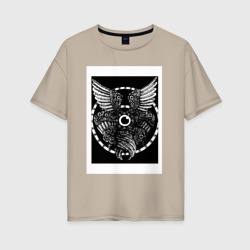 Архангел – Женская футболка хлопок Oversize с принтом купить со скидкой в -16%