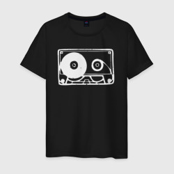 Audio tape – Мужская футболка хлопок с принтом купить со скидкой в -20%