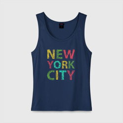 New York city colors – Женская майка хлопок с принтом купить