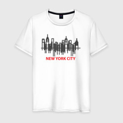 New York United States – Мужская футболка хлопок с принтом купить со скидкой в -20%