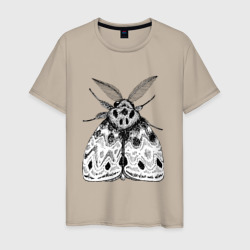 Тутовый шелкопряд – Мужская футболка хлопок с принтом купить со скидкой в -20%