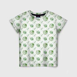 Спелый сочный арбуз узор – Детская футболка 3D с принтом купить со скидкой в -33%