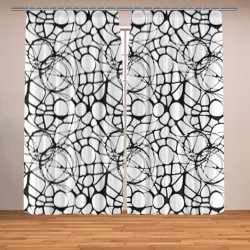 Фотошторы Абстрактный нейрографический узор