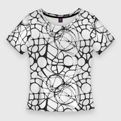 Абстрактный нейрографический узор – Женская футболка 3D Slim с принтом купить