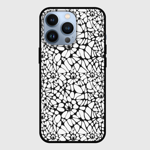 Чехол для iPhone 13 Pro с принтом Абстрактный узор из звезд, вид спереди №1