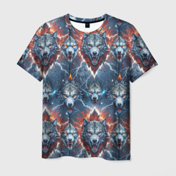Волчки эпичный паттерн – Мужская футболка 3D с принтом купить со скидкой в -26%