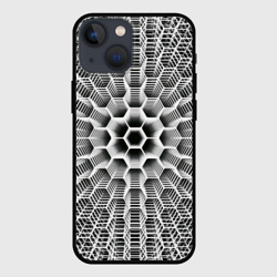 Бесконечный гексагональный каркас – Чехол для iPhone 13 mini с принтом купить