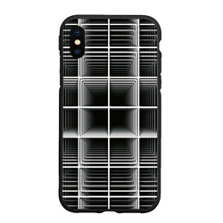 Кубический каркас – Чехол для iPhone XS Max матовый с принтом купить