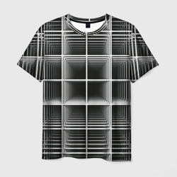 Кубический каркас – Мужская футболка 3D с принтом купить со скидкой в -26%