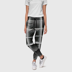 Кубический каркас – Женские брюки 3D с принтом купить