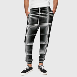 Кубический каркас – Мужские брюки 3D с принтом купить