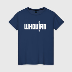 Whovian – Женская футболка хлопок с принтом купить со скидкой в -20%