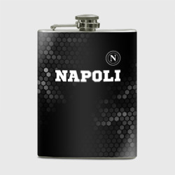 Фляга Napoli sport на темном фоне посередине