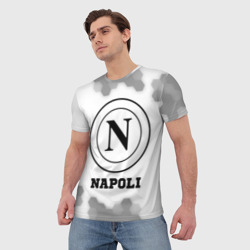 Мужская футболка 3D Napoli sport на светлом фоне - фото 2