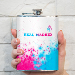 Фляга Real Madrid neon gradient style посередине - фото 2