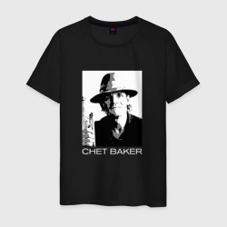 Мужская футболка хлопок Chet Baker jazz legend