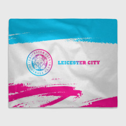 Leicester City neon gradient style по-горизонтали – Плед с принтом купить со скидкой в -14%