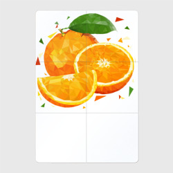 Апельсин из треугольников – Магнитный плакат 2Х3 с принтом купить