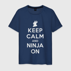 Ninja on – Мужская футболка хлопок с принтом купить со скидкой в -20%