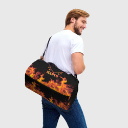 Сумка спортивная 3D Марго - имя в огне - фото 2