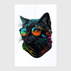 Неновый кот – Магнитный плакат 2Х3 с принтом купить