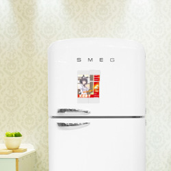 Магнитный плакат 2Х3 Кошка жена аниме мем - фото 2