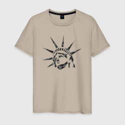 Liberty statue – Мужская футболка хлопок с принтом купить со скидкой в -20%