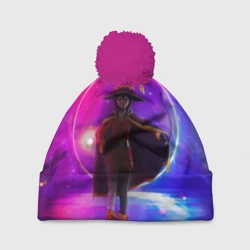 Шапка 3D c помпоном Konosuba Мэгумин cute