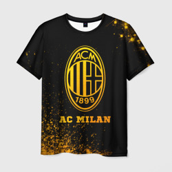 AC Milan - gold gradient – Мужская футболка 3D с принтом купить со скидкой в -26%