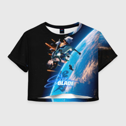 Женская футболка Crop-top 3D Ева stellar blade
