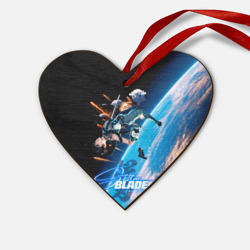 Деревянная игрушка Сердце Ева stellar blade