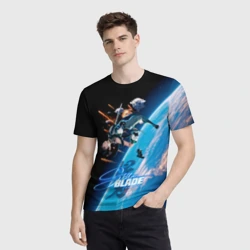 Мужская футболка 3D Ева stellar blade - фото 2