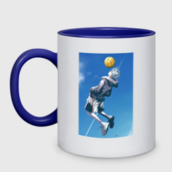 Баскетбол Тэцуя Куроко арт – Кружка двухцветная с принтом купить