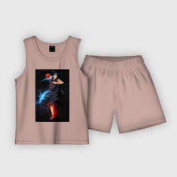 Баскетбол Куроко Дайки Аоминэ – Детская пижама с шортами хлопок с принтом купить со скидкой в -20%