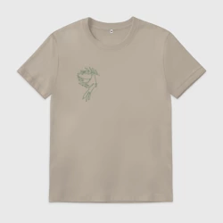 Мужская футболка хлопок Голубь монолиния