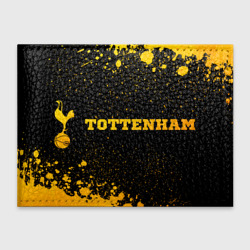 Tottenham - gold gradient по-горизонтали – Обложка для студенческого билета с принтом купить со скидкой в -20%