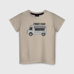 Street food – Детская футболка хлопок с принтом купить со скидкой в -20%