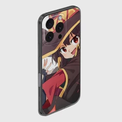Чехол для iPhone 16 Pro Max силиконовый с защитой камеры Konosuba Мэгумин cute - фото 2