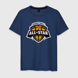 All-star basket – Мужская футболка хлопок с принтом купить со скидкой в -20%