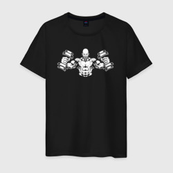 Power gym – Мужская футболка хлопок с принтом купить со скидкой в -20%