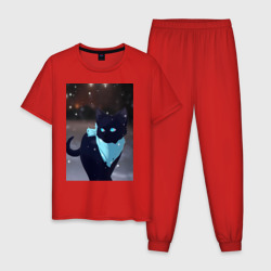 Бездомный бог кот Ято – Мужская пижама хлопок с принтом купить со скидкой в -10%